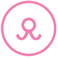 Medyko logo, roza